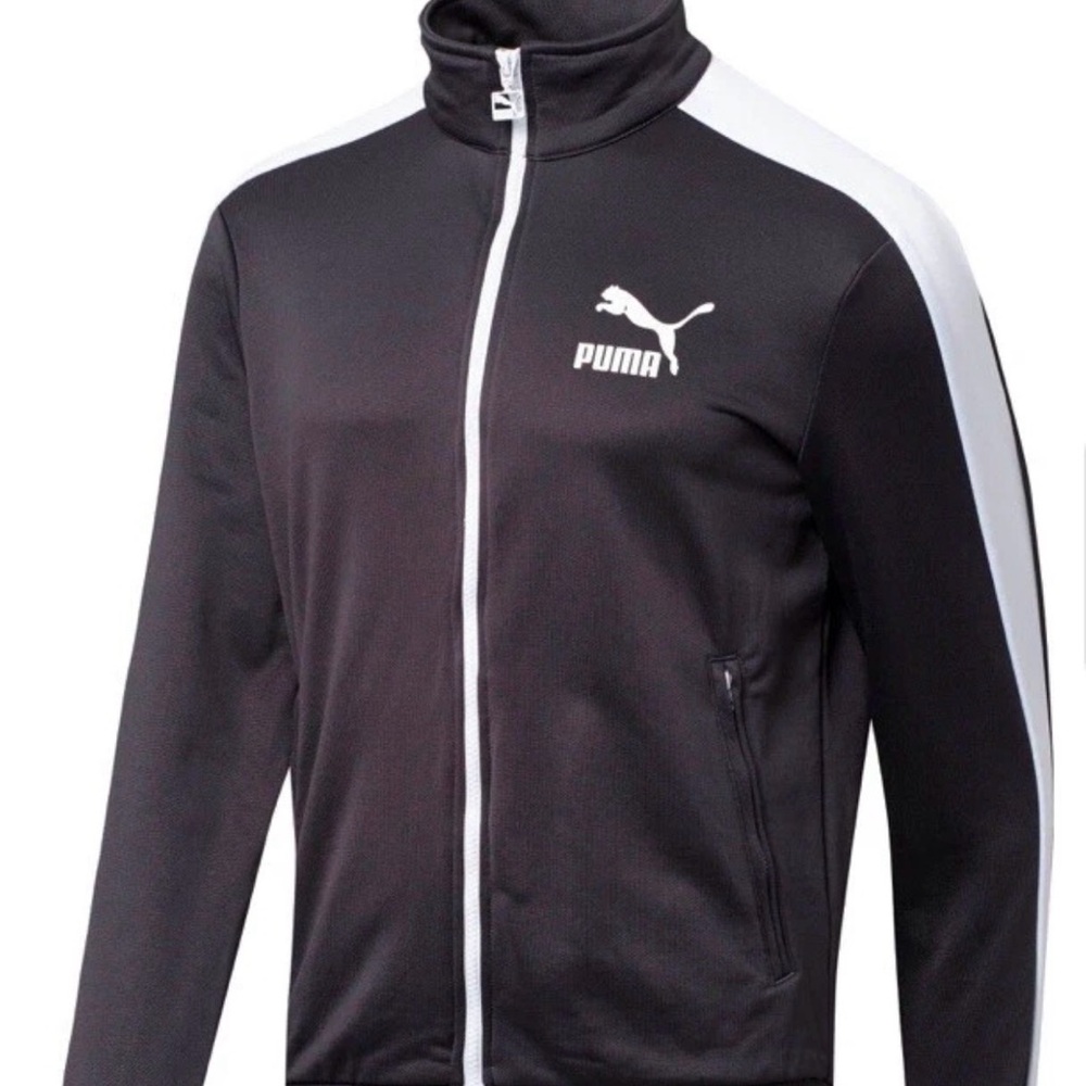 Puma Men's Iconic Archive T7 Track Jacket | Color Periscope Blue-White | Large